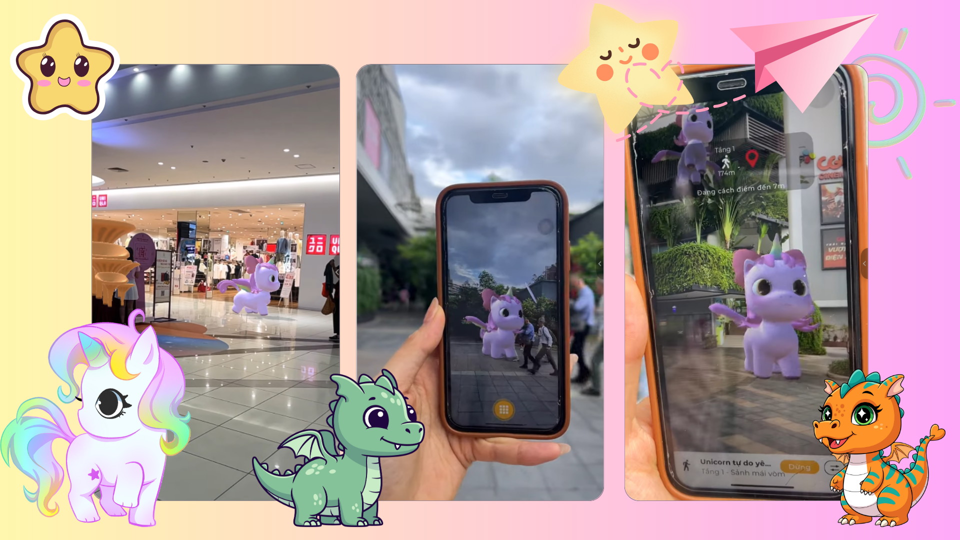 Nhân vật Mascot AR tinh nghịch